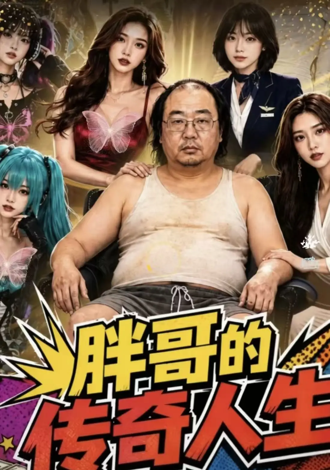 黄果魔改AI短剧《胖哥的传奇人生》全集无广告在线观看-200斤胖子逆袭太解气-胖哥的传奇人生夸克迅雷百度云网盘免费下载